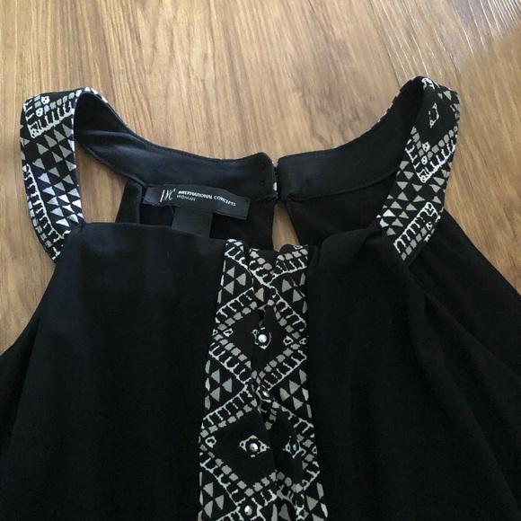 NWT INC Woman 1X Black Halter Dress - Picture 4 of 13